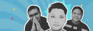 TUUMT Episode 54 banner: (from left to right) Russel, Prof. Luke, and Lennon
