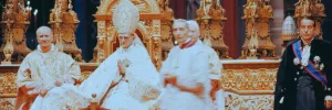TUUMT Ep 87: Usapang Vatican II - Sacrosanctum concilum. In the photo is Pope Paul VI seated on the papal throne in St. Peter's