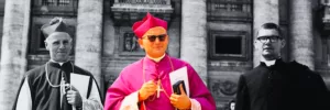 Then Cardinal Karol Wyjtola in the Second Vatican Council