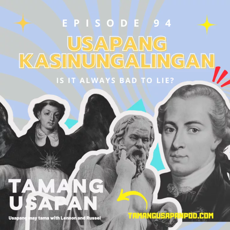 Usapang kasinungalingan: Is it always bad to lie? (Part I)