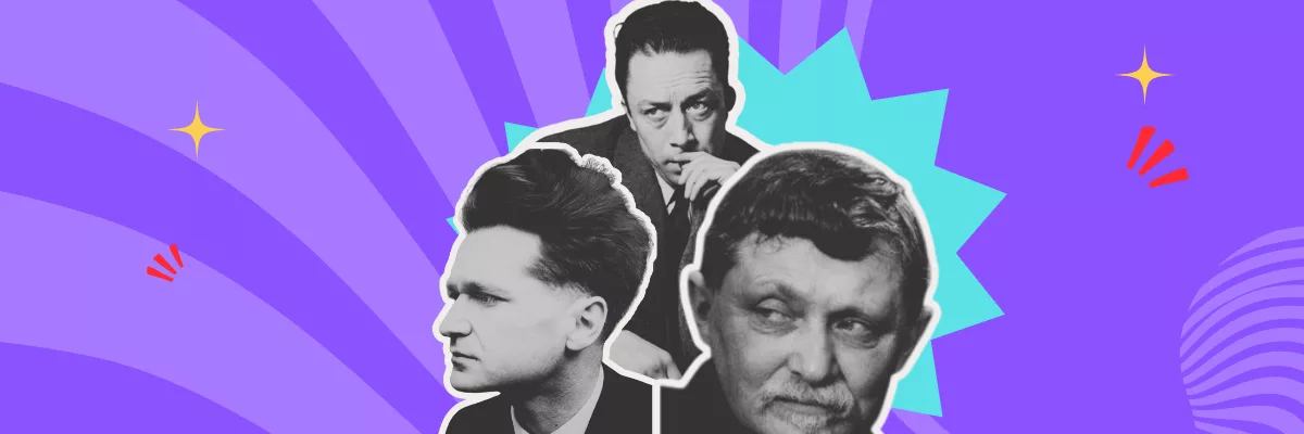 Albert Camus, Emil Cioran, and Gabriel Marcel