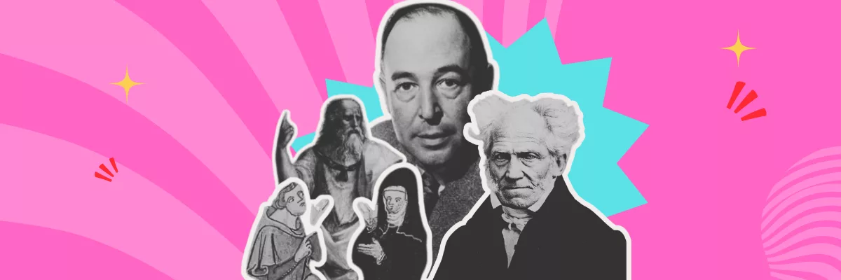 Peter Abelard and Heloïse, Plato, CS Lewis, and Schopenhauer