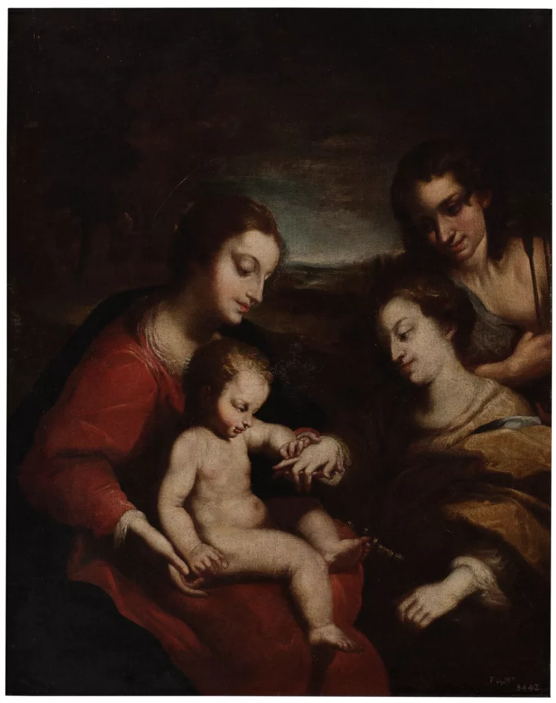 The marriage of St. Catherine and Jesus