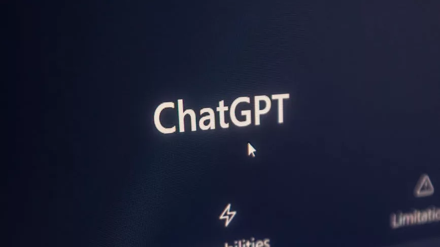 chat gpt page on screen