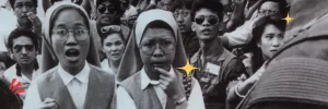 EDSA People Power picture of two DSP nuns