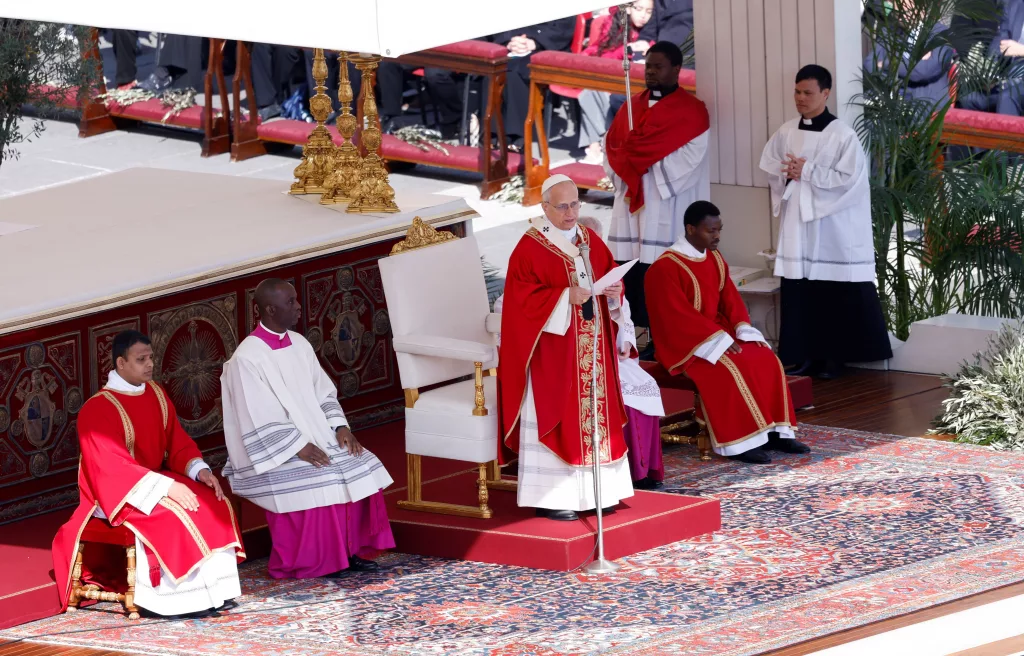 Pope Leo XIV First Palm Sunday Mass homily