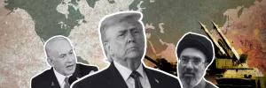 Israeli PM Netanyahu, US President Donal Trump, and Iran Supreme Leader Ayatollah Khamenei