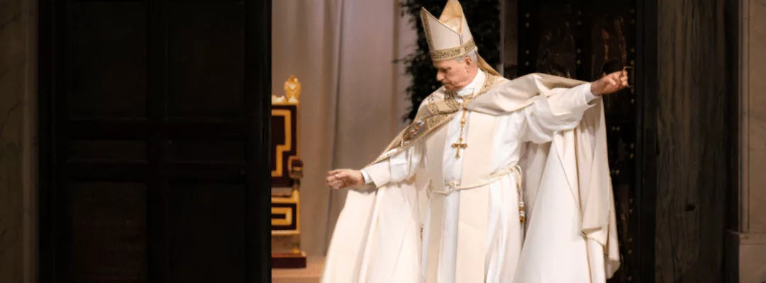 Pope Leo XIV closing the Holy Door in St. Peter's Basilica