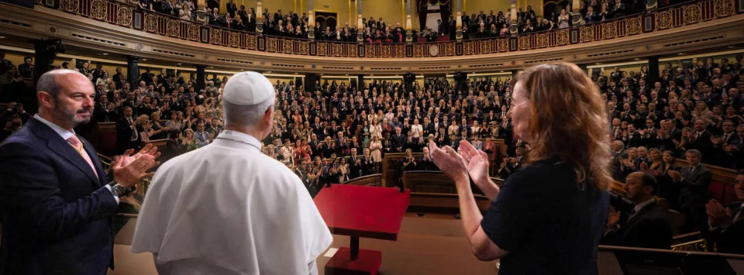 Pope Leo XIV addresses the Spanish Parliament, 8 June 2026