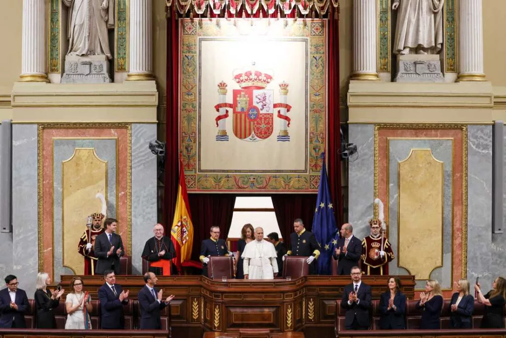 Pope Leo XIV in the Spanish Parliament