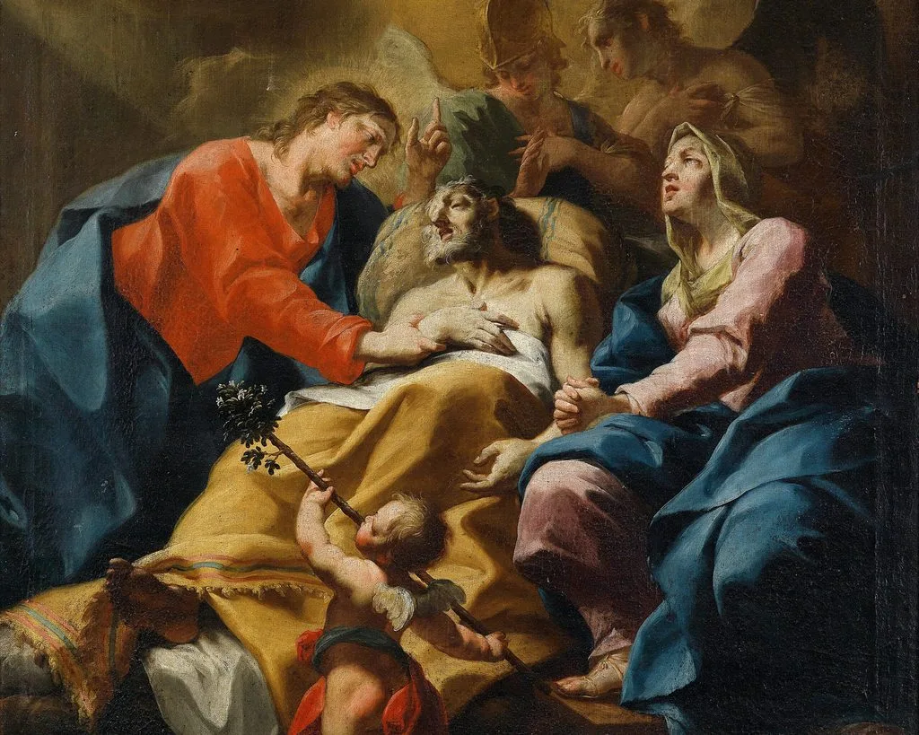 The Death of St. Joseph by B. Altomonte